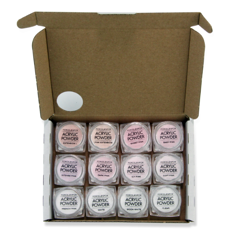 Acrylic Powder Display - Probierset Nr.2 - Probiersets in der praktischen Größe von 12 × 4g